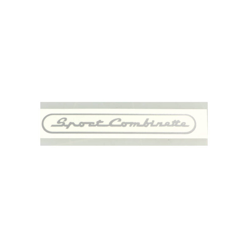 sticker silver sport combinette, zundapp