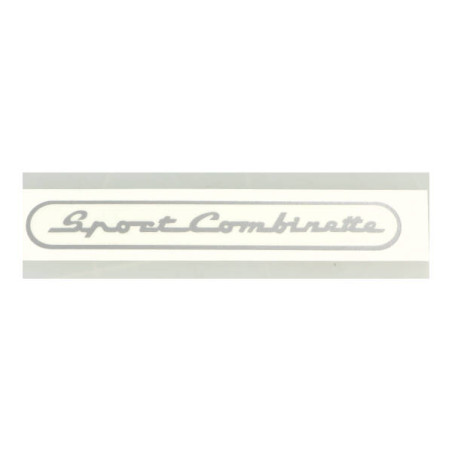 sticker zilver sport combinette, zundapp