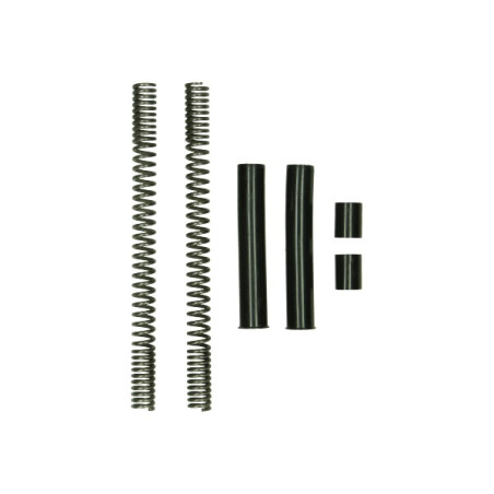 fork spring set (2x spring + 4x fork bush) 280mm 6-parts zund ot mod. 517, zundapp