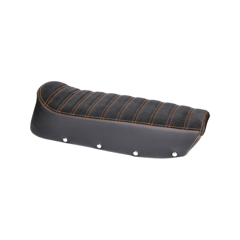 seat model denfeld suede carbon/orange zundapp