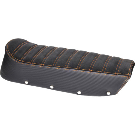 seat model denfeld suede carbon/orange zundapp