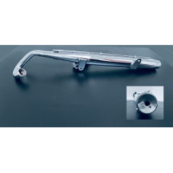 exhaust whisper with grid 32mm chrome zundapp, ks50 cross z517-22.909