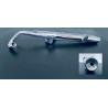 uitlaat fluister met rooster 32mm chroom zundapp, ks50 cross z517-22.909