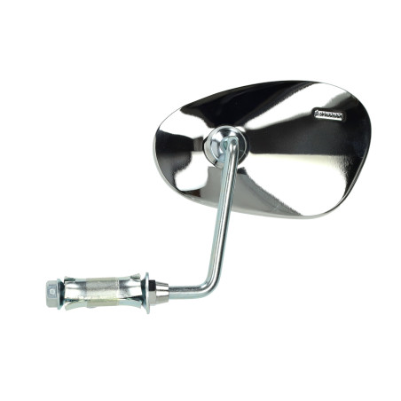 mirror Bumm handlebar mount oval left chrome hercules, kreidler, puch, zundapp 913/4pl
