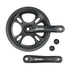 crank trapas set L+R + tandwiel 48t - V20 PRO zwart fatbike