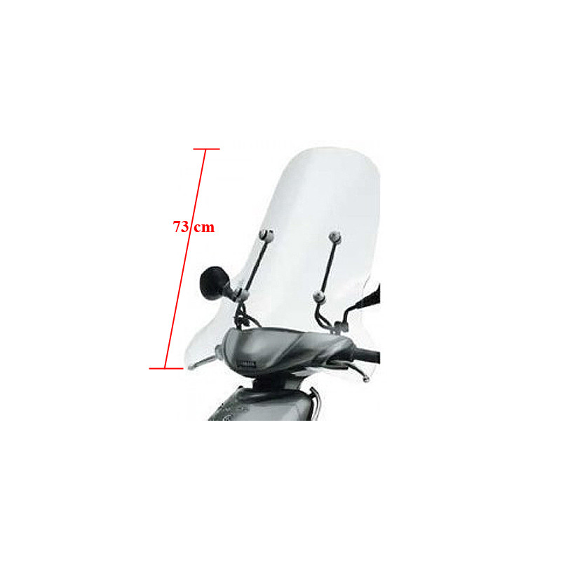 windscherm Yamaha origineel met bevestigingsset hoog 73cm helder neo2002 5rnw07100000