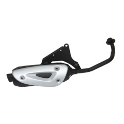 exhaust Tecno black aerox 4t, nitro 4t, ovetto, giggle, neo 4t