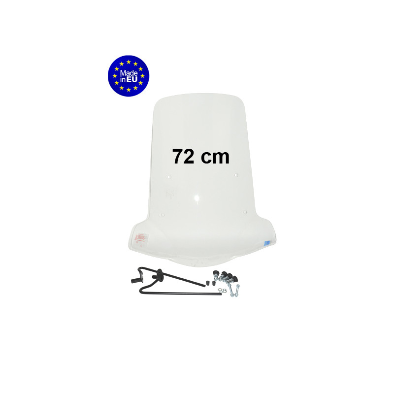 windshield Regia with mounting set (made in EU) (made in EU) from 2013 72cm clear neo 4t UBS-brake