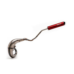 exhaust Yasuni MAX serie left/upper red beta rr50 enduro, derbi, dt50r, dt50sm, minarelli am6, rieju, ryz cross, ryz sm tub807x 