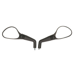 mirror set DMP Yamaha black aerox 2t, mbk nitro