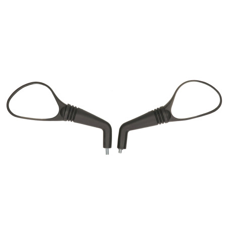 spiegelset DMP yamaha zwart aerox 2t, mbk nitro