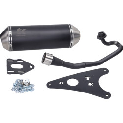 exhaust Turbokit 4st e-approval gmax black nitro 4t, ovetto 50 4t, aerox 4t, neo 4t