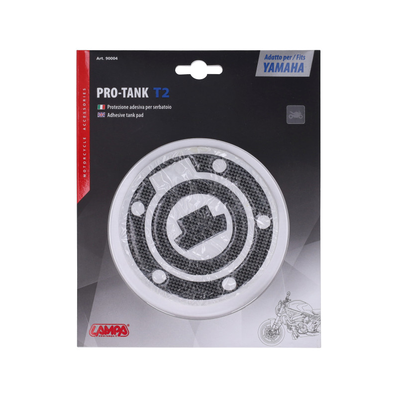 sticker Lampa fuel cap carbon yamaha 90004