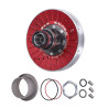 koppeling poelieset malossi mhr aluminium lang blok 128mm minarelli hor+vert, sco aprilia, sco malaguti, sco yamaha 6114590