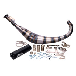 uitlaat yasuni R2 zwart beta rr50, dt50r, minarelli am6, ryz, senda, smx, xsm tub810th