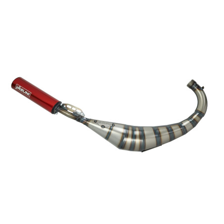 uitlaat yasuni R3 carrera rood beta rr50, derbi, minarelli tub809te