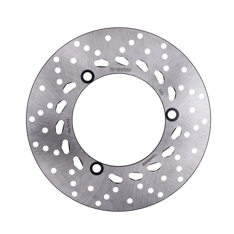 remschijf newfren 3-gaats yamaha voor n-max 155, n-max 125 df5393
