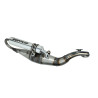 uitlaat Doppler blank aluminium minarelli hor ac, minarelli hor lc, beta, ark, cpi, malaguti, f12, yamaha, aerox, jog, mbk nitro