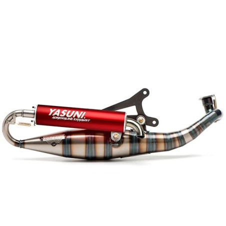 uitlaat yasuni carrera c16 rood minarelli hor ac, minarelli hor lc tub326r