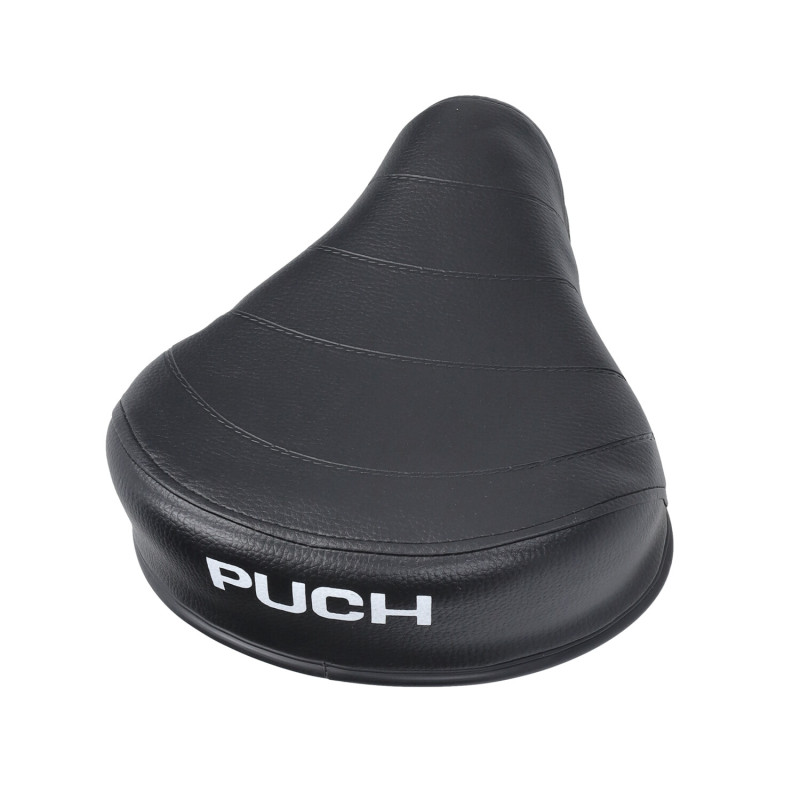 saddle with overprint (made in EU) flat model black puch maxi