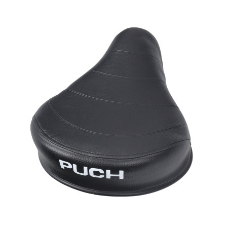 saddle with overprint (made in EU) flat model black puch maxi