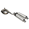 exhaust Tecno circuit twin silencer w/o paint/alu ciao