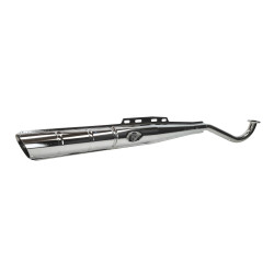 exhaust Jamarcol + logo (made in EU) 28mm chrome puch maxi