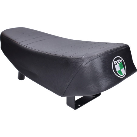seat long (made in EU) + embroidered logo black puch maxi