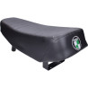 seat long (made in EU) + embroidered logo black puch maxi
